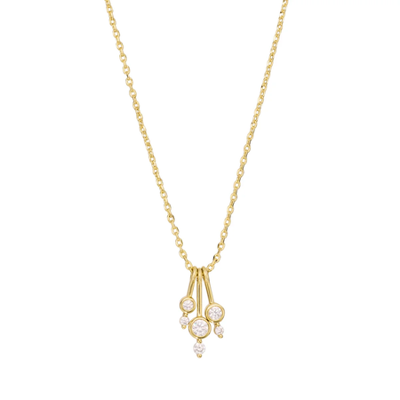 Triple Drop Sparkle Necklace
