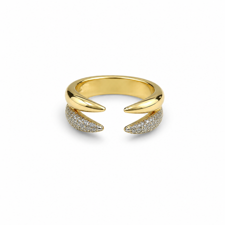 Golden Twist Ring