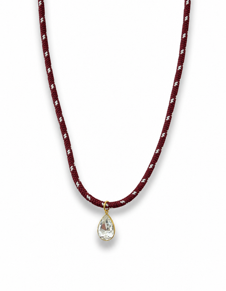 Ruby Rope Drop Necklace