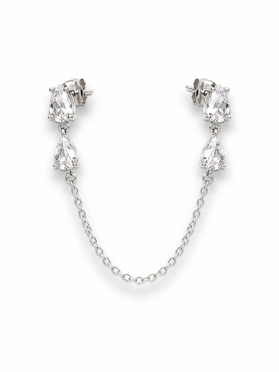 Double Teardrop Piercing