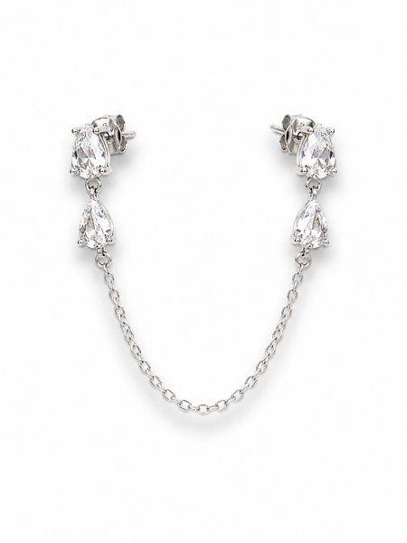 Double Teardrop Piercing