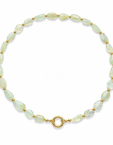 Prehnite Toggle Necklace