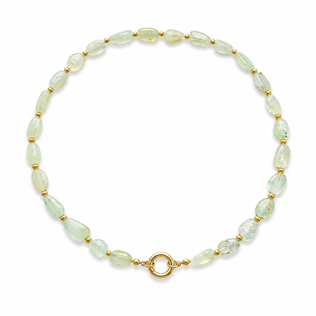 Prehnite Toggle Necklace