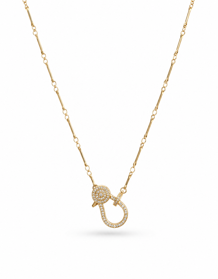 Celeste Lock Necklace