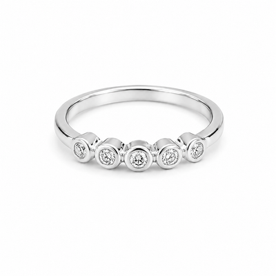 Circle bezel Ring
