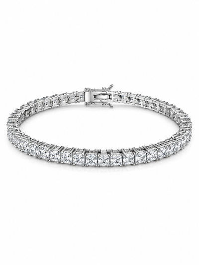 3mm square tennis bracelet