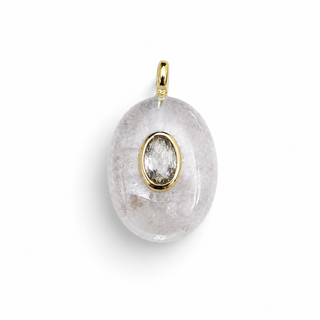 Quartz charm
