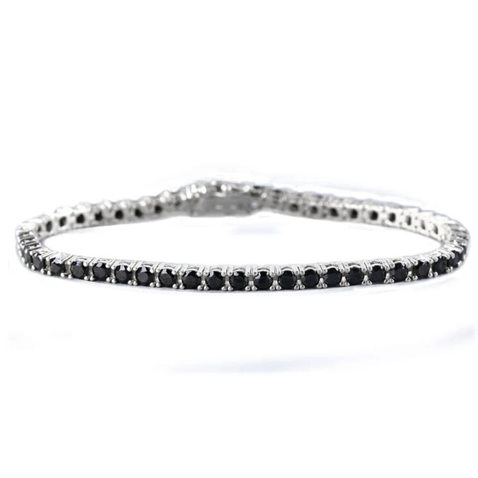 Black cz Tennis Bracelet