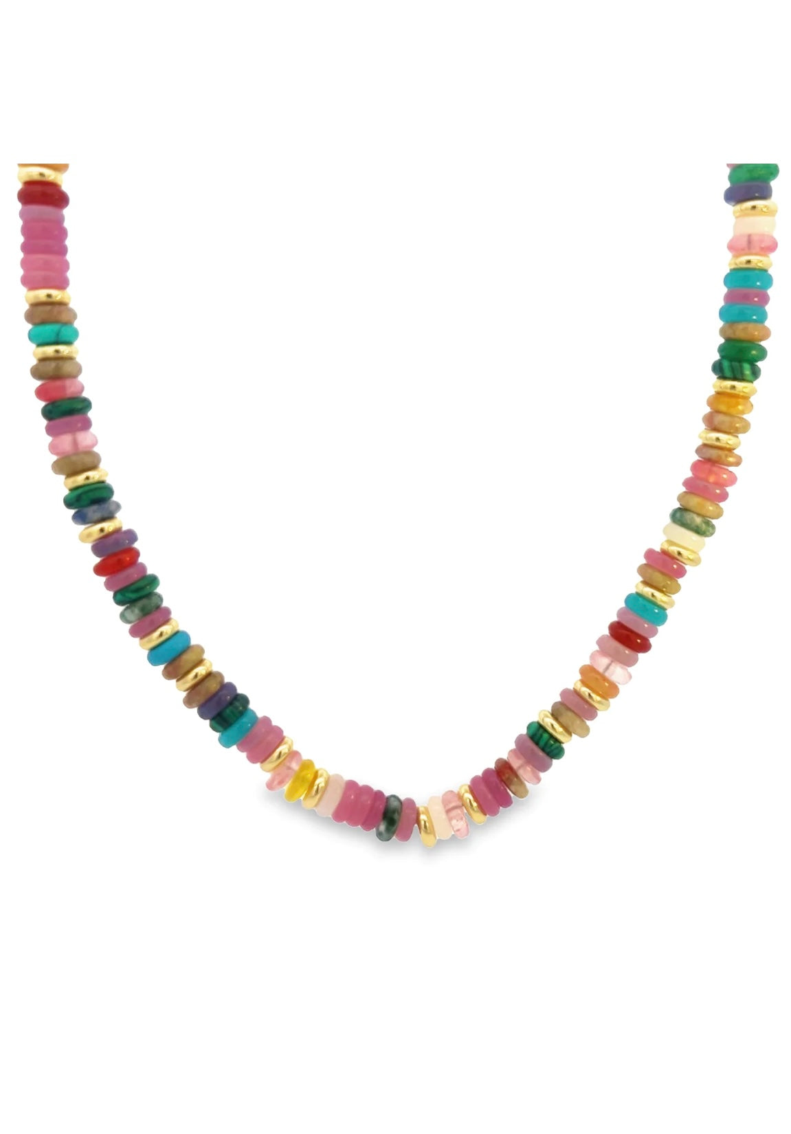 Terracotta pukka necklace