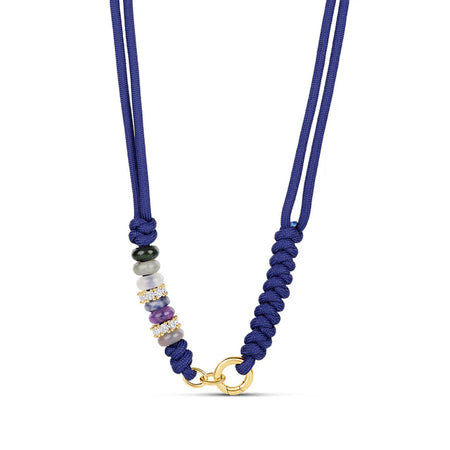 Rope Push Clasp Necklace