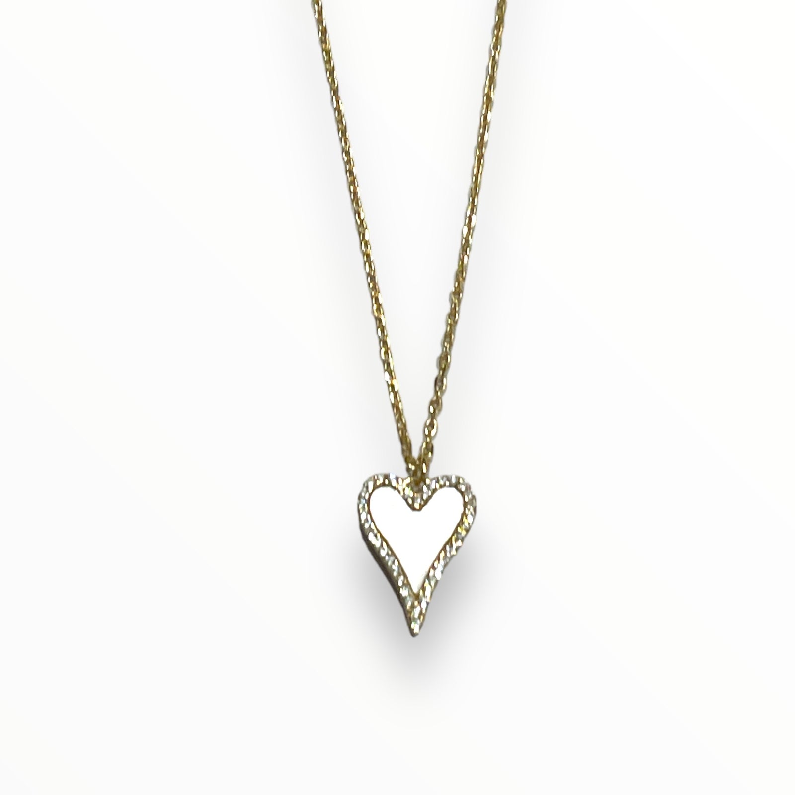 Mother of pearl heart necklace