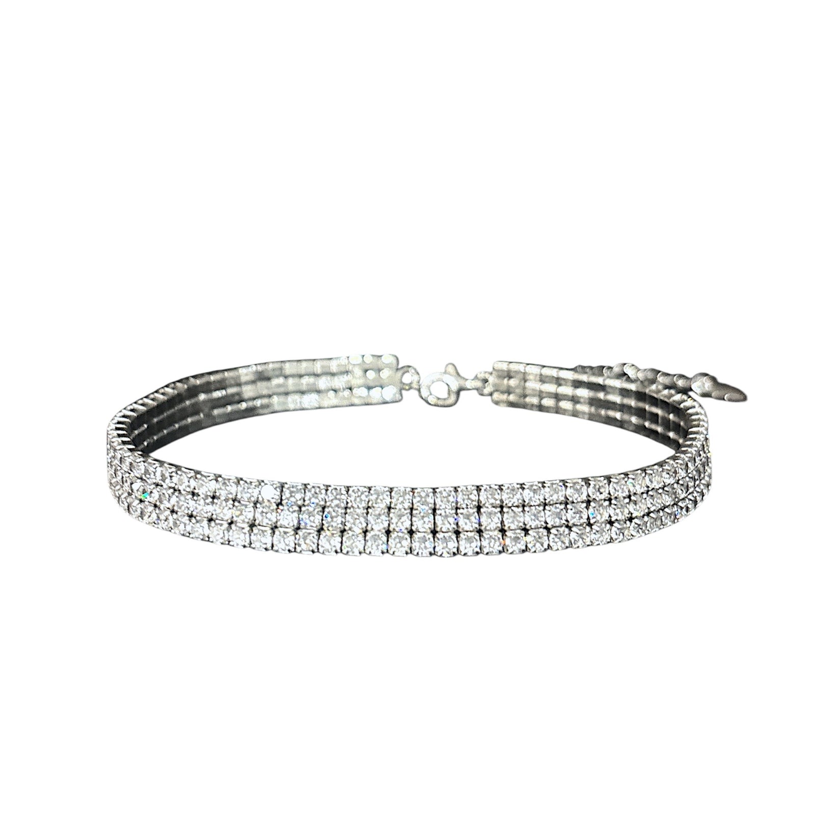 Triple Tennis Bracelet