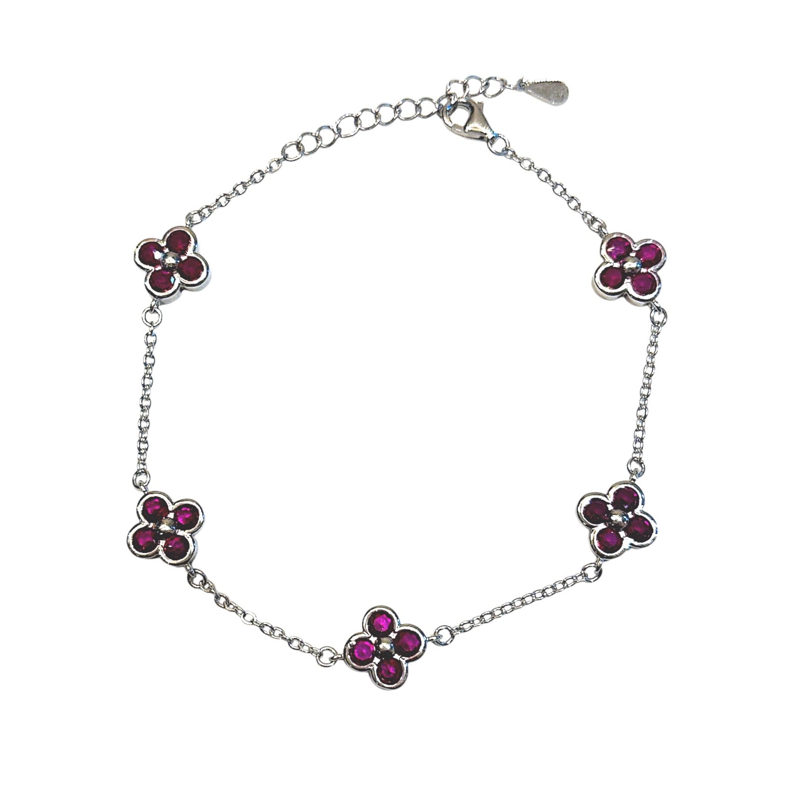 Flower Cz bracelet