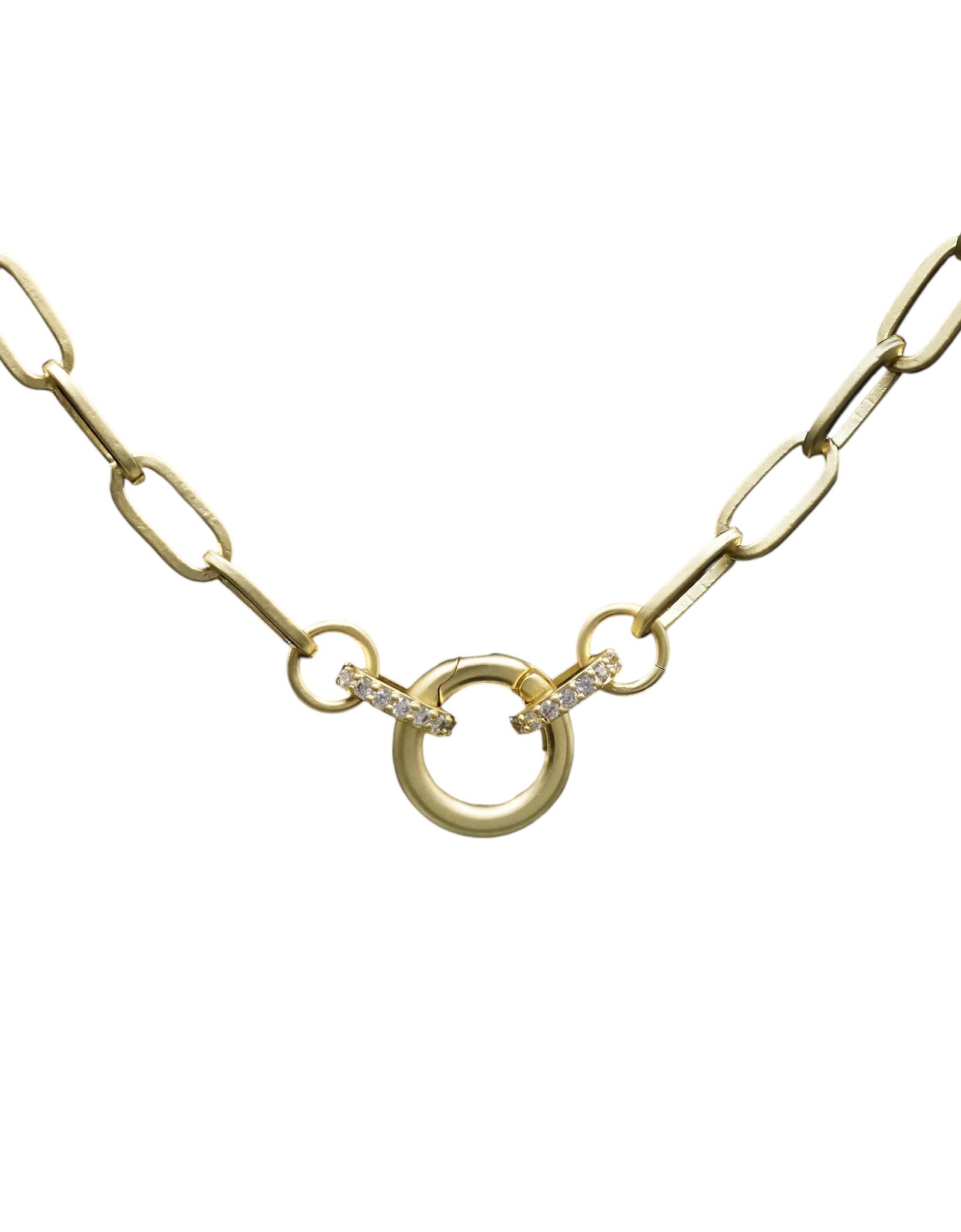 Push Clasp Matte Chain
