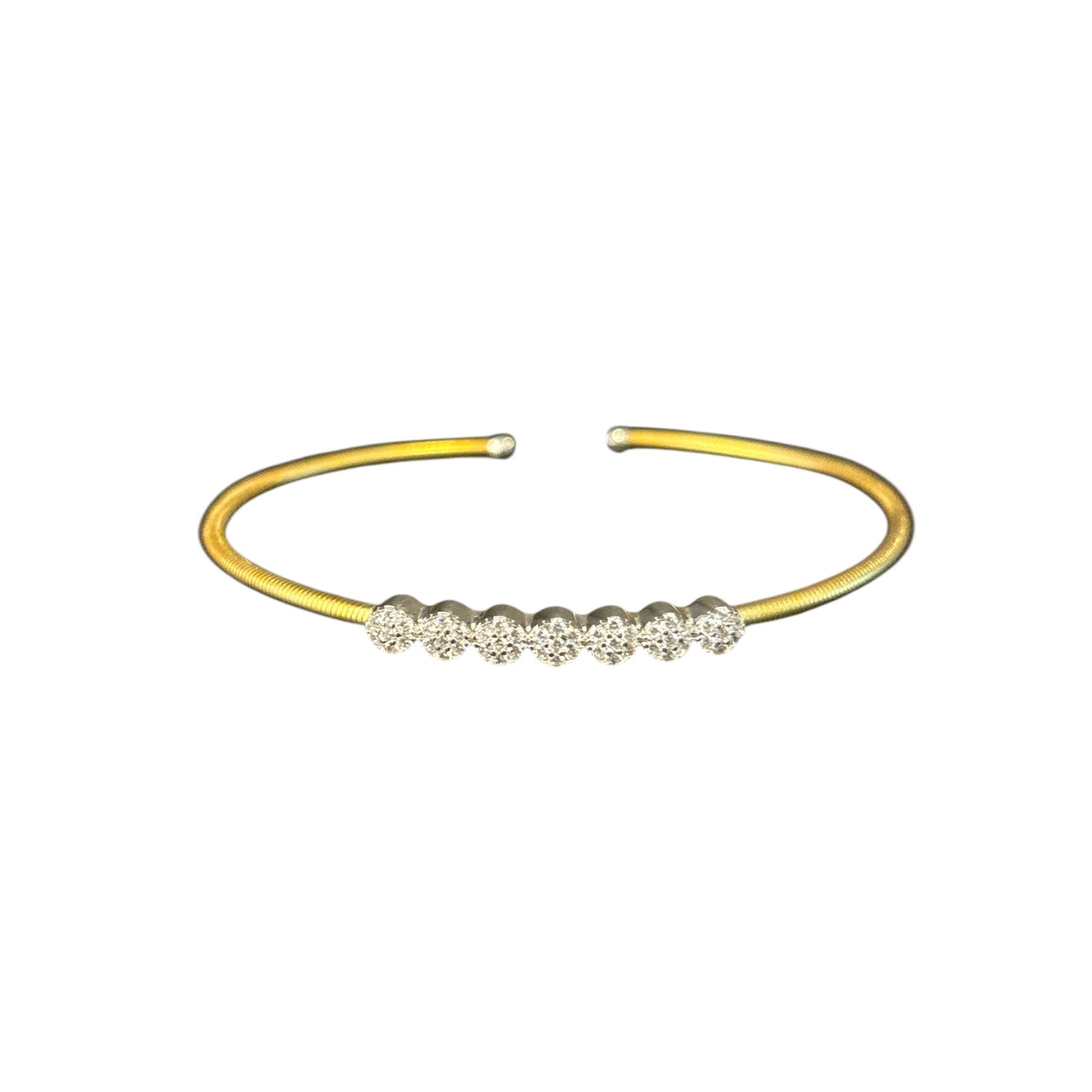 Flowers hard bracelet