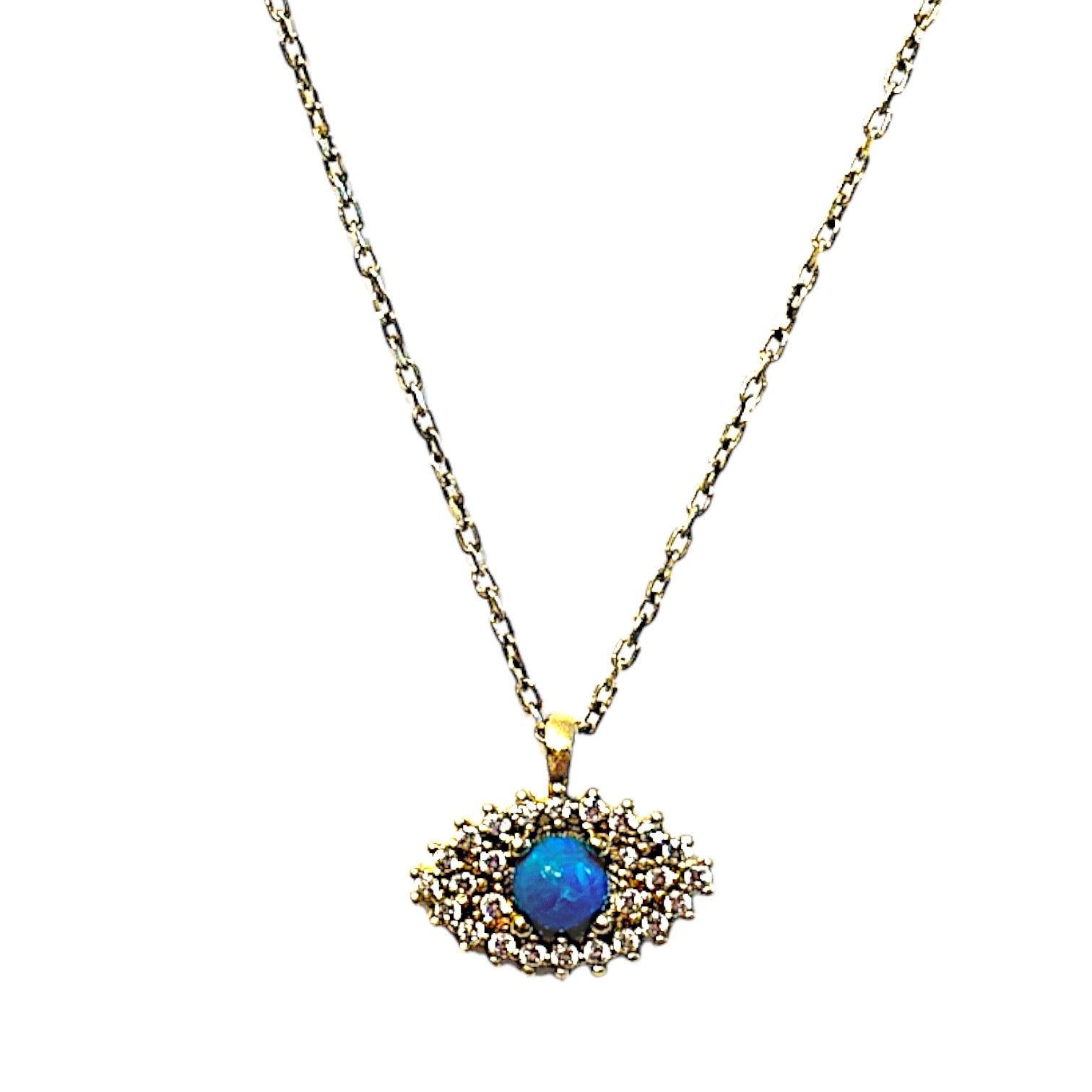 Cz evil eye Necklace