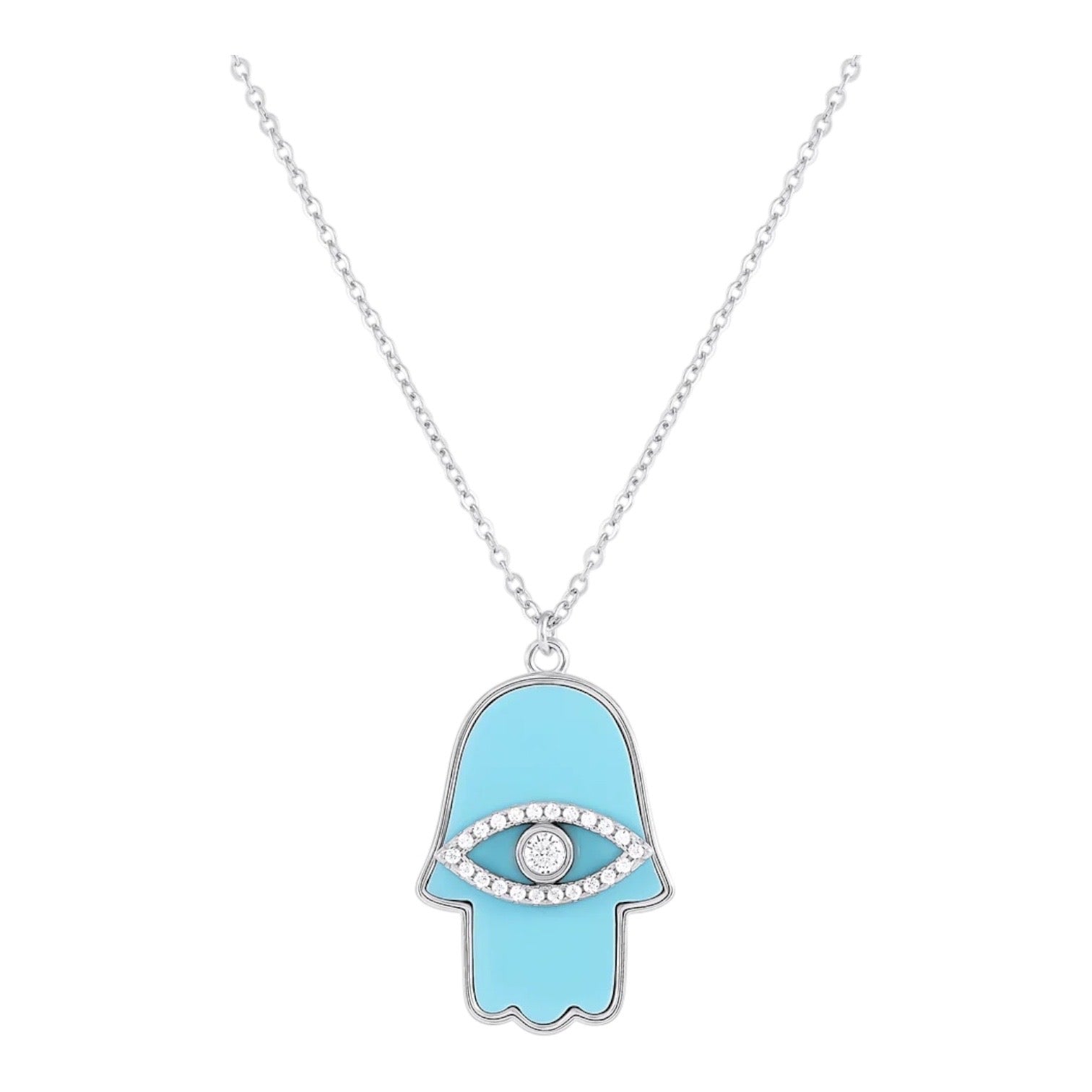 Hamsa Turquoise Necklace