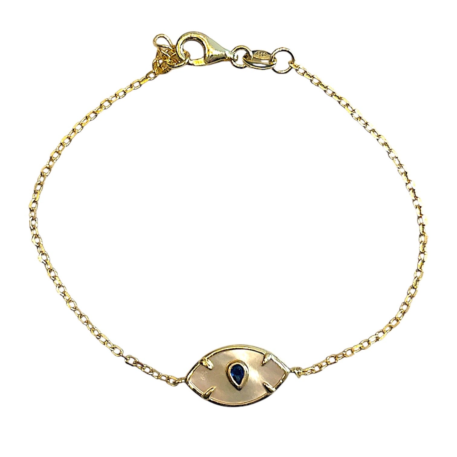 Mother of pearl Evil eye Bracelet