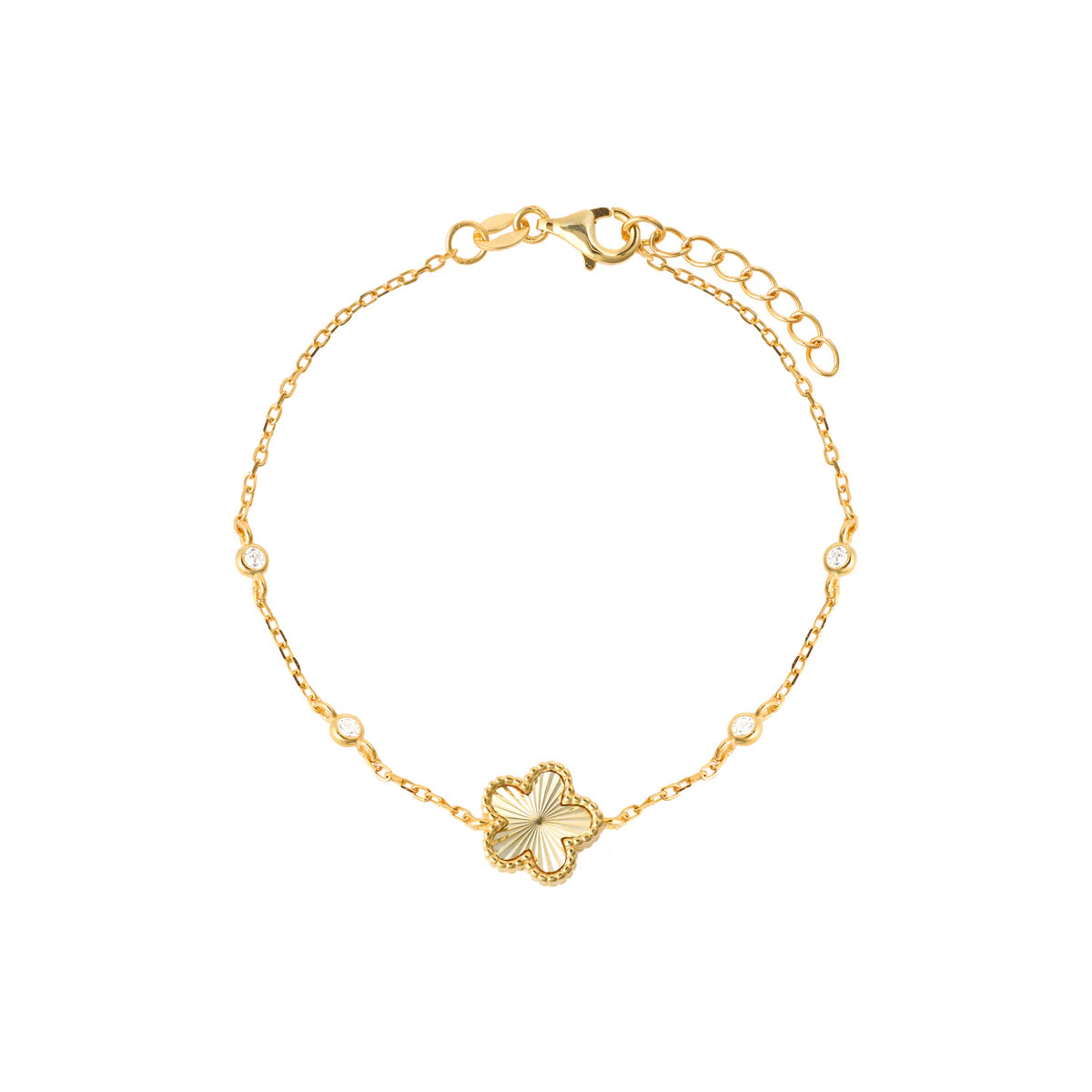 Mini Flutted Flower Baracelet