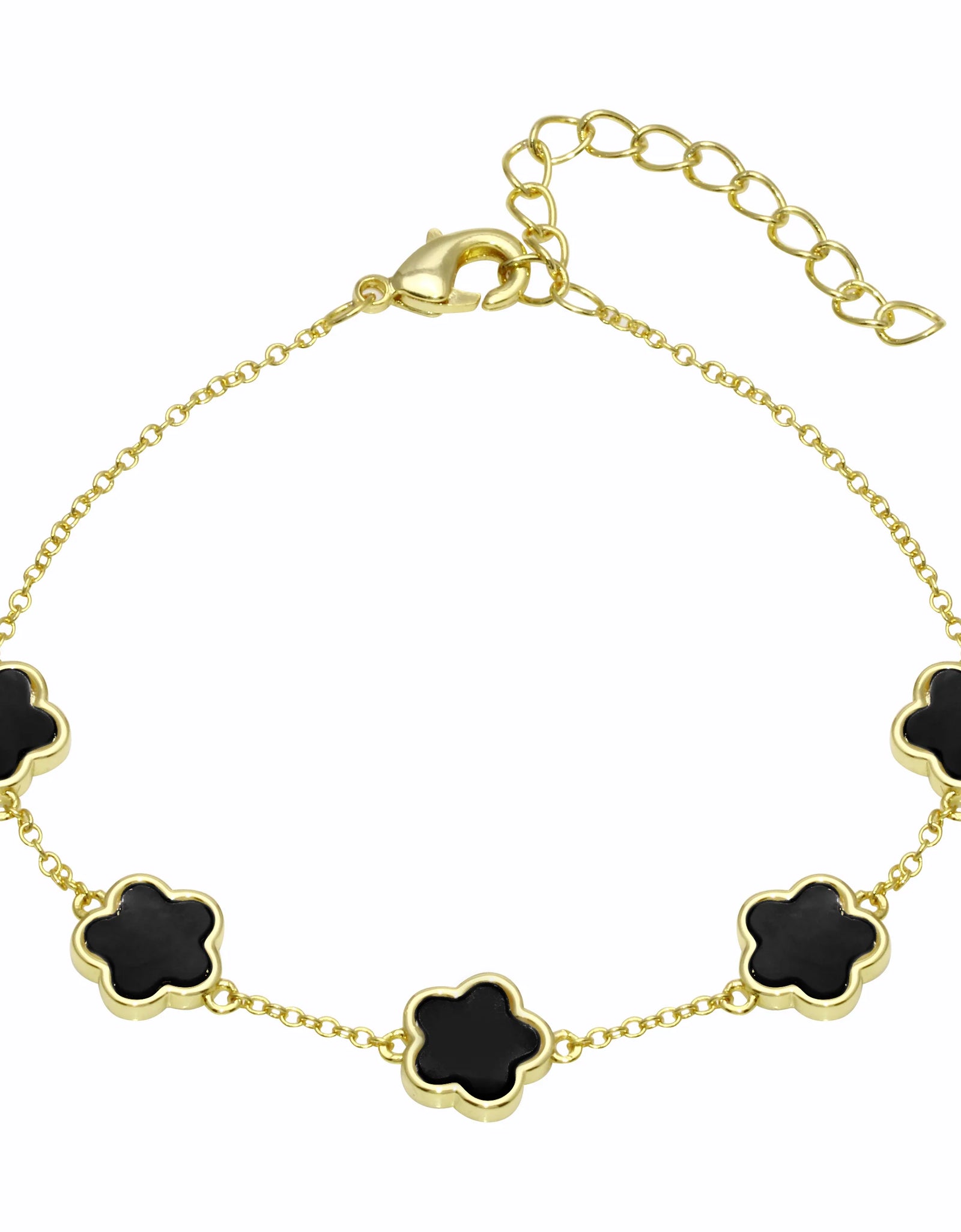 Flower Multi Stone Bracelet