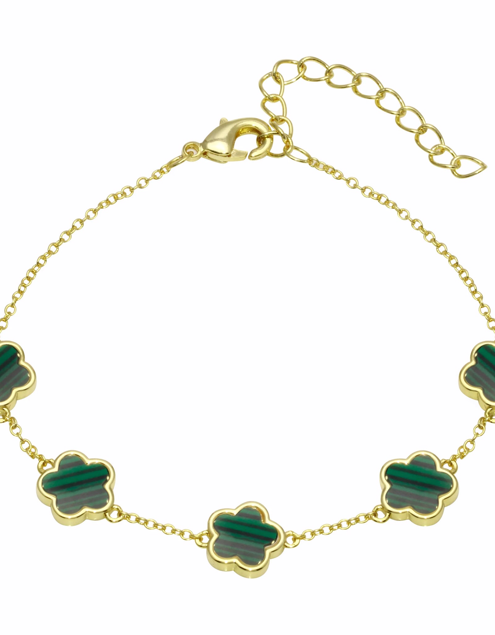 Flower Multi Stone Bracelet