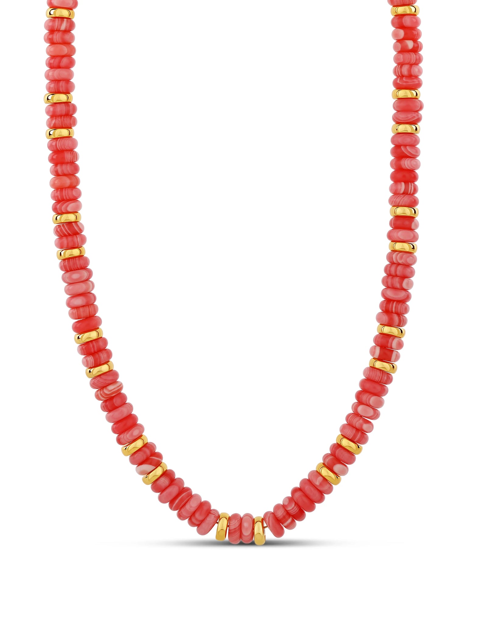 Coral pukka necklace