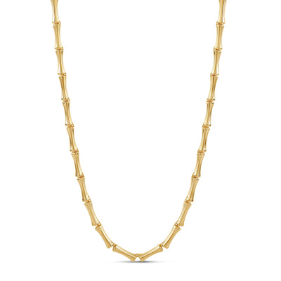 Golden Bamboo Necklace