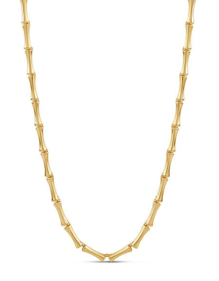 Golden Bamboo Necklace