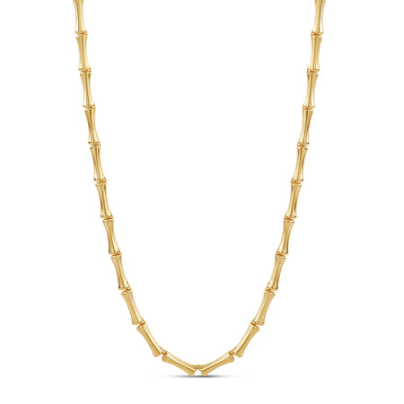 Golden Bamboo Necklace