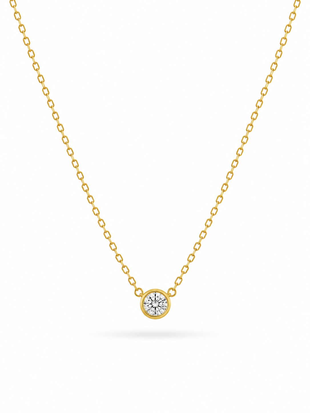 Classic Solitaire Necklace