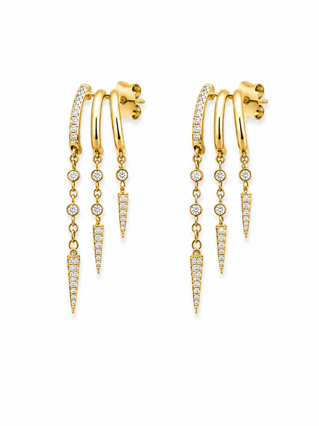 Celeste Fringe Ear Jackets