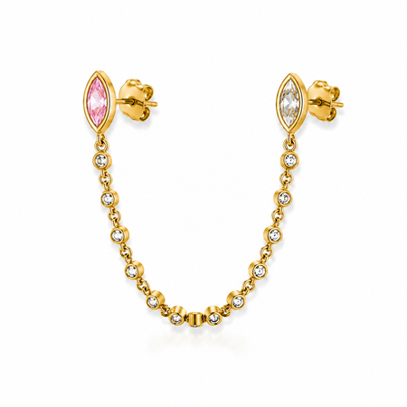 Celeste Marquise Chain Stud