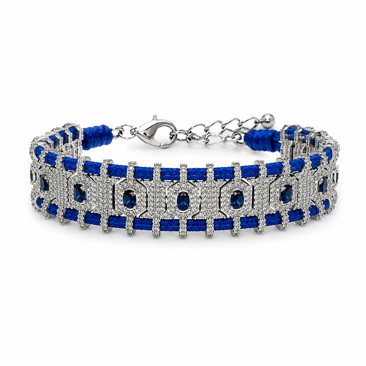 Royal  Crystal Cord Bracelet