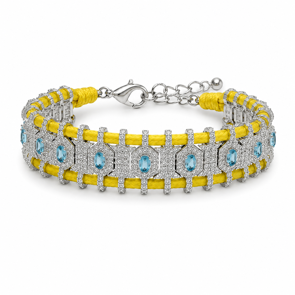 Royal  Crystal Cord Bracelet