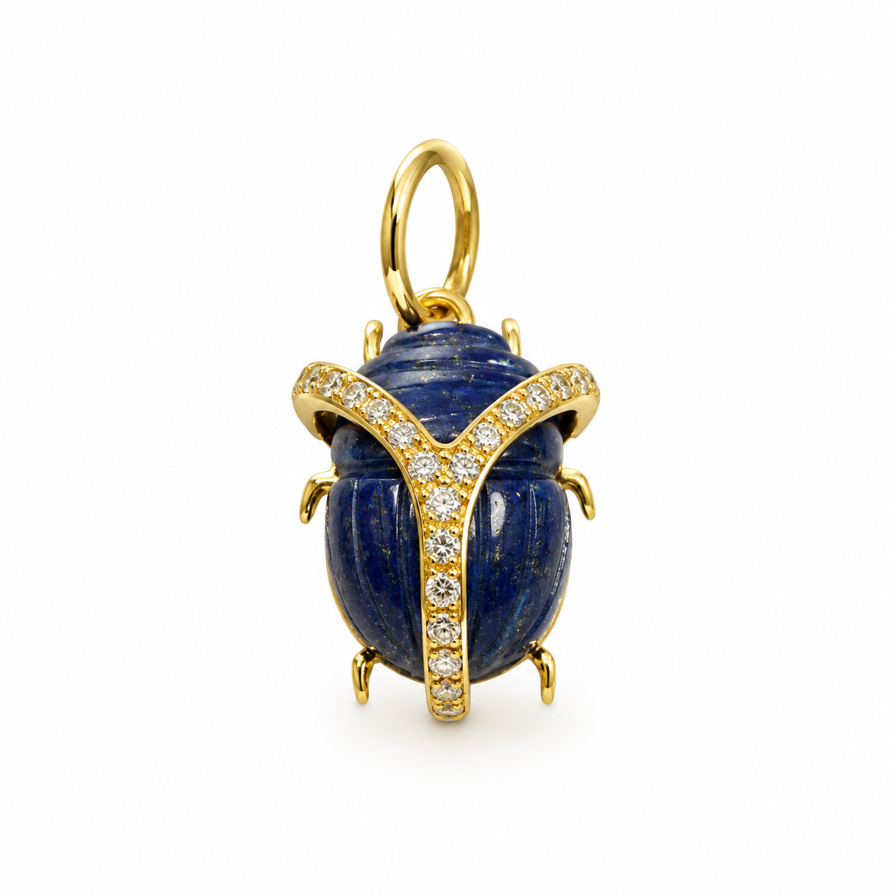 Beetle Stone Charm