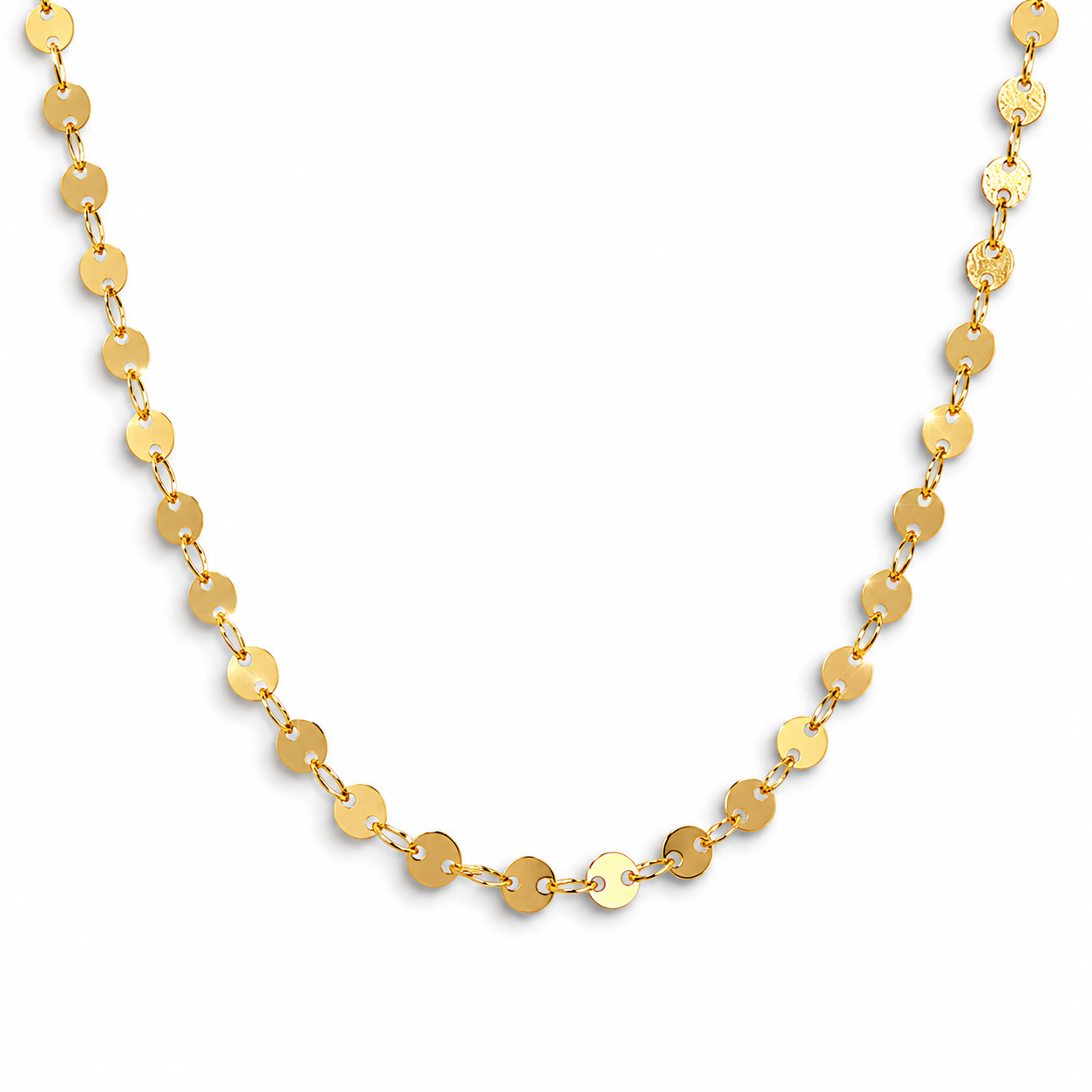Disc Glow Necklace