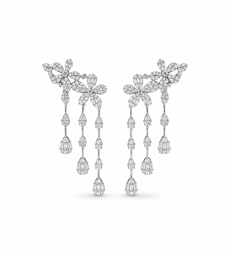 Floral Cascade Earrings