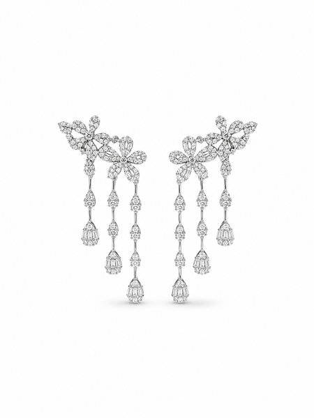 Floral Cascade Earrings