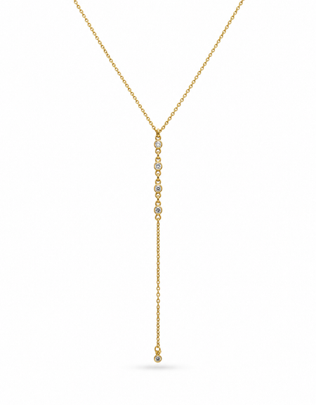Celeste Drop Lariat Necklace
