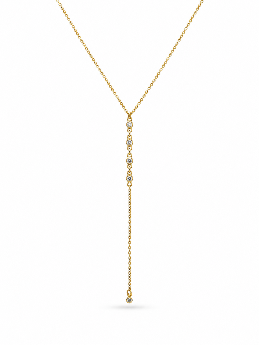 Celeste Drop Lariat Necklace