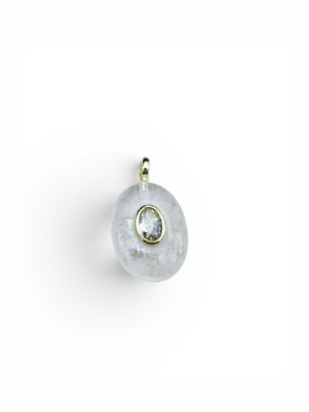Quartz charm