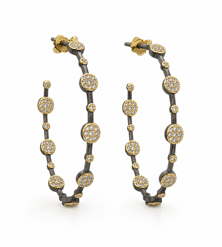 Black Gold Hoops