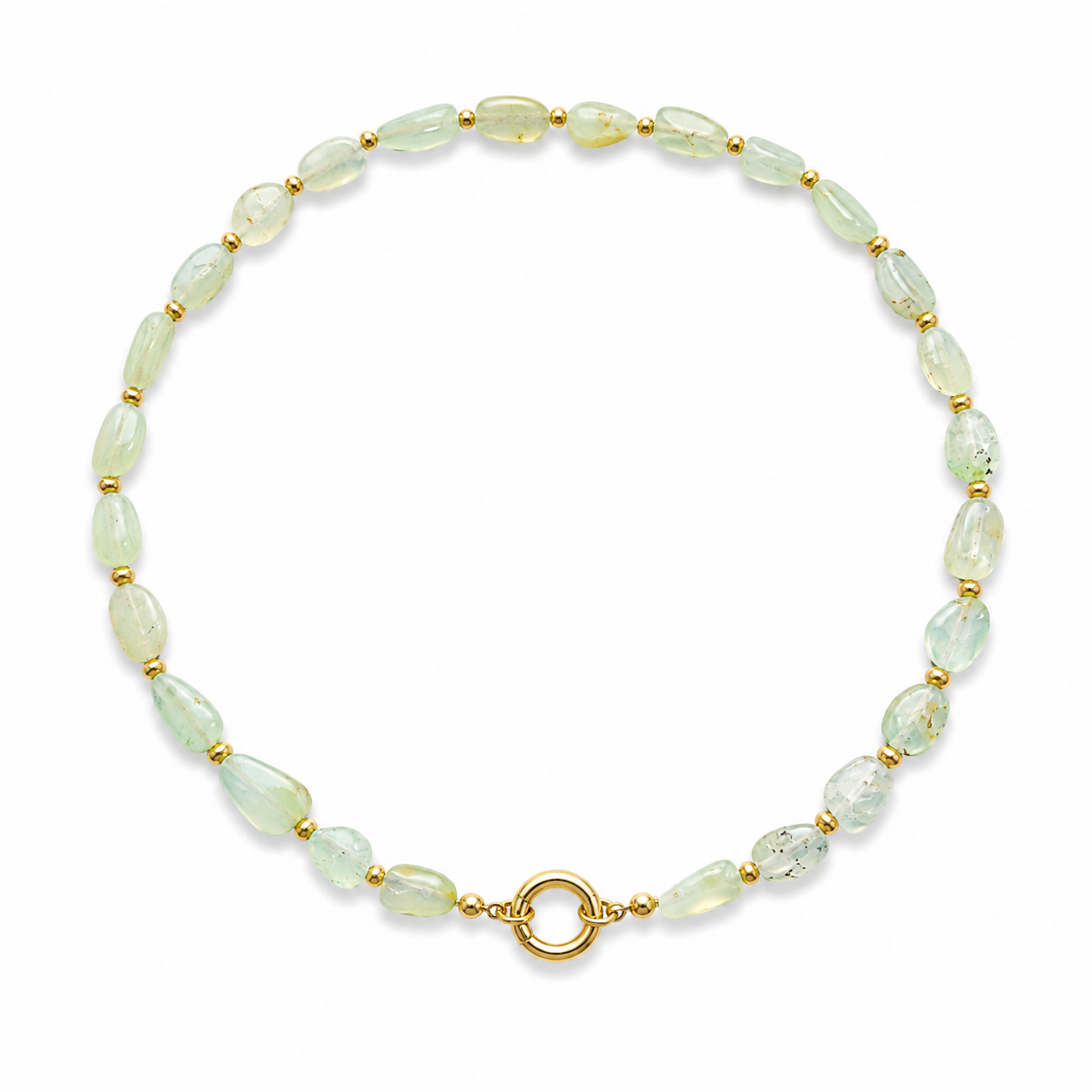 Prehnite Toggle Necklace