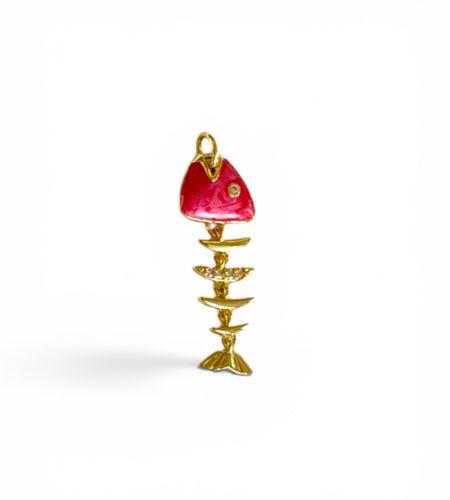 Enamel Fish charm