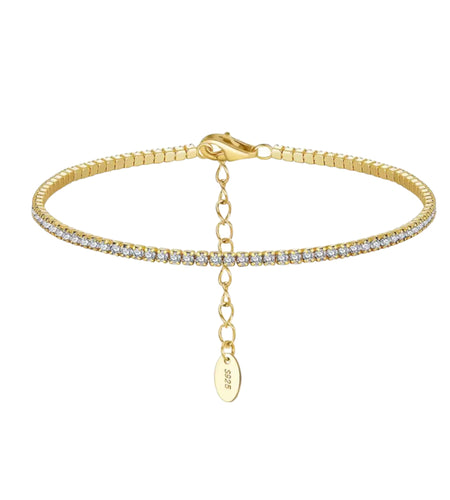 Thin Tennis Bracelet