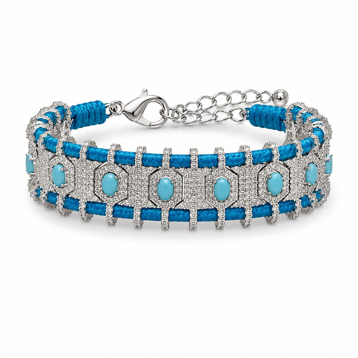 Royal  Crystal Cord Bracelet