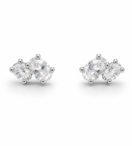 Double Oval stud