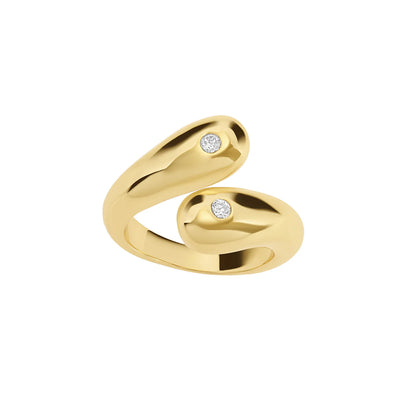 Water Droplet Cz Ring