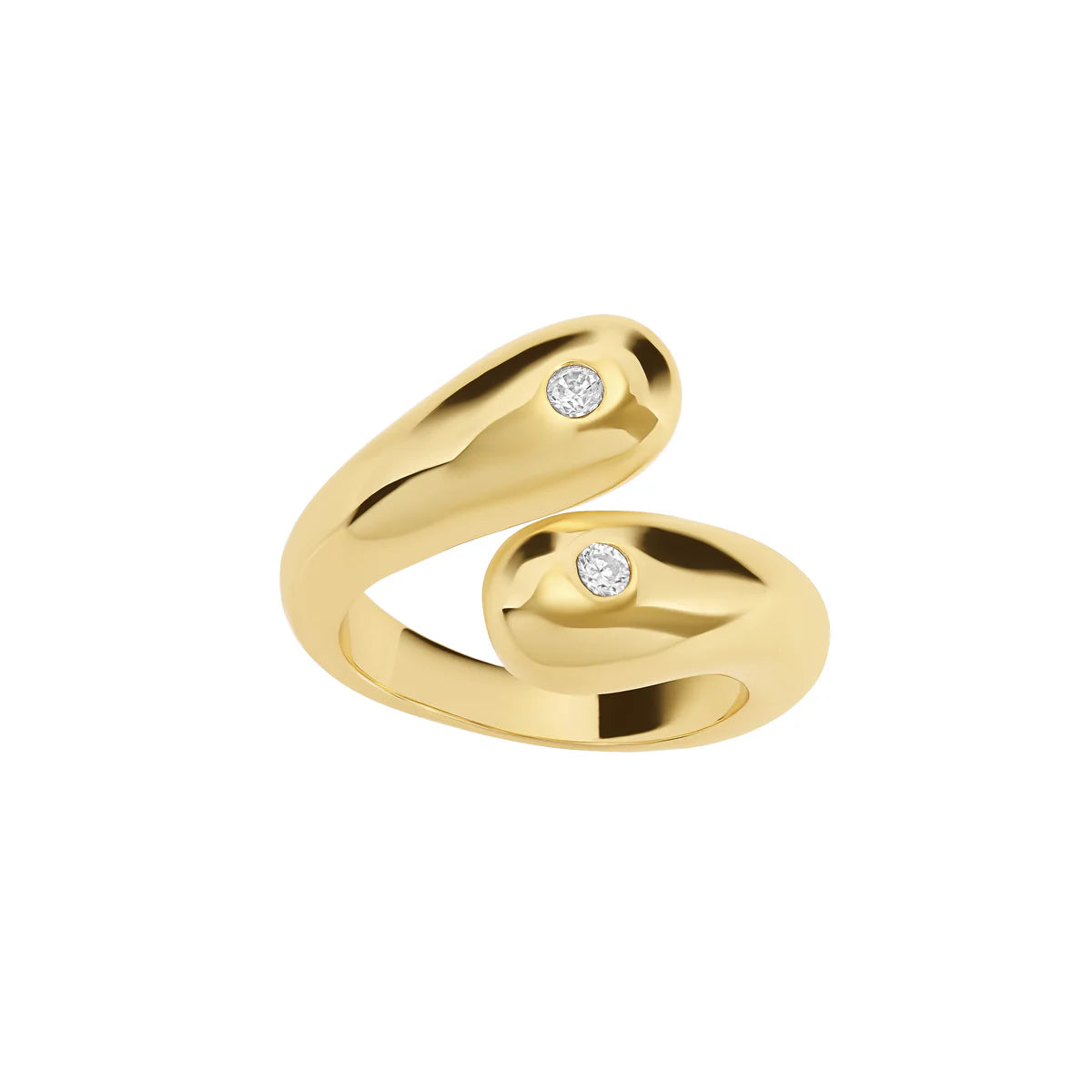 Water Droplet Cz Ring