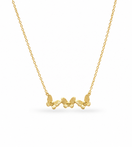 Butterfly Trio Necklace